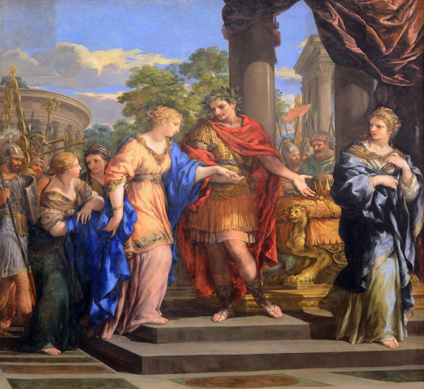Ceasar Puts Cleopatra on the Throne of Egypt, Pierre de Cortone ca 1637