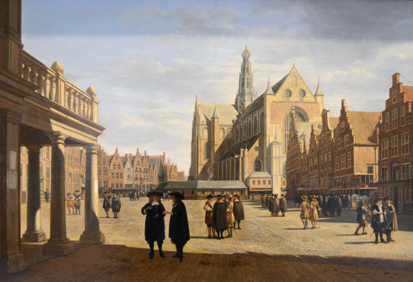 Grote Markt of Haarlem, Gerrit Adriaensz Berckheyde 1673