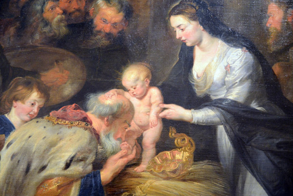 Detail of the Adoration of the Magi, Peter Paul Rubens ca 1617/1618