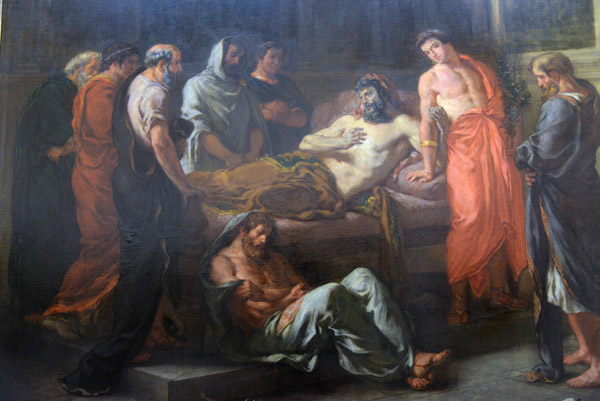 Last Paroles of the Emperor Marcus Aurelius, Eugène Delacroix 1844