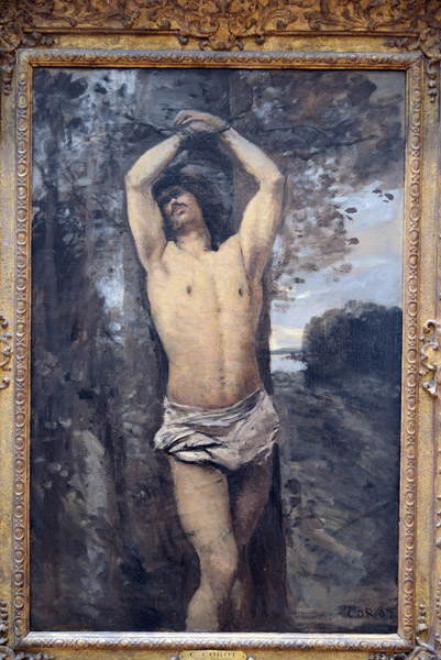 St. Sebastian, Jean-Baptiste Camille Corot ca 1850/1860