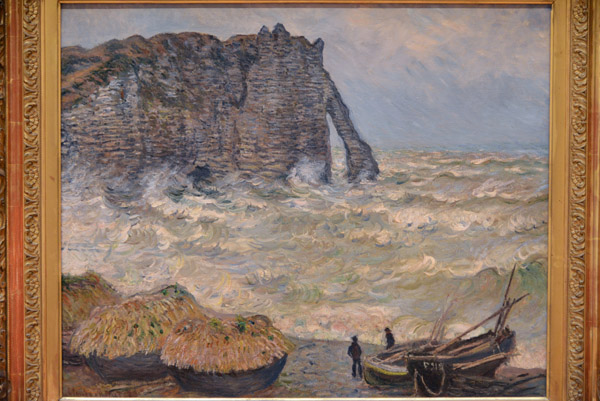 Agitated Sea at Étretat, Claude Monet 1883