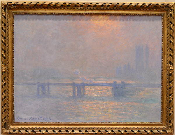 The Thames at Charing Cross, Claude Monet 1903