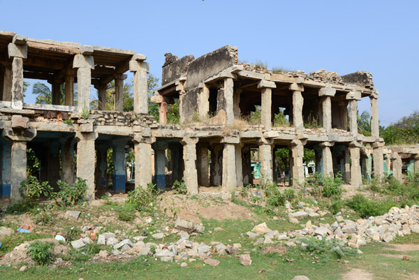 Ruins of Hampi Bazar