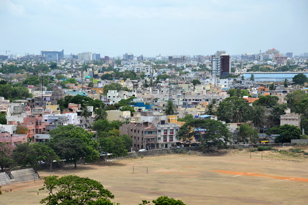 View from the Chennai Lighthouse to the southwest