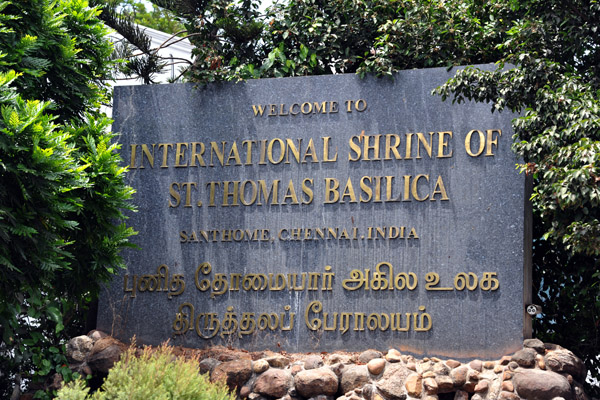 Welcome to the International Shrine of St Thomas Basilica, Chennai