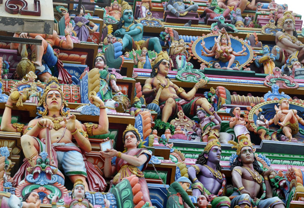 Detail of the eastern face of the Kapaleeswarar Temple