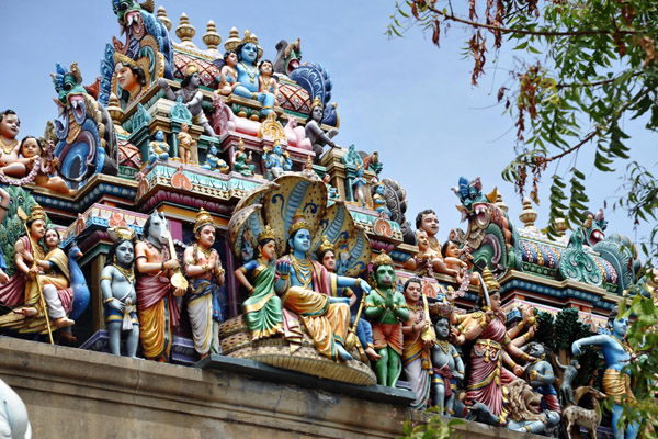 Kapaleeswarar Temple, built in the Dravidian style