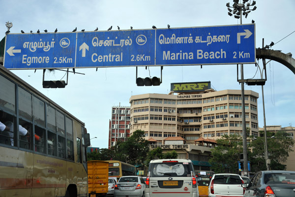 Anna Salai heading towards central Chennai
