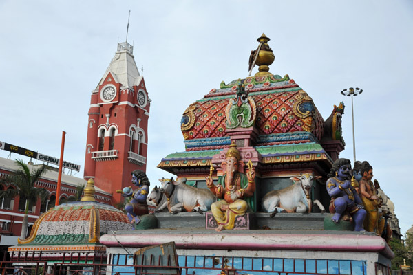 Shrine in front of Chennai Central Railway Station