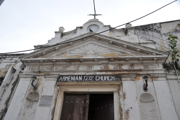The Armenian Church of Chennai was built in 1712 and reconstructed in 1772