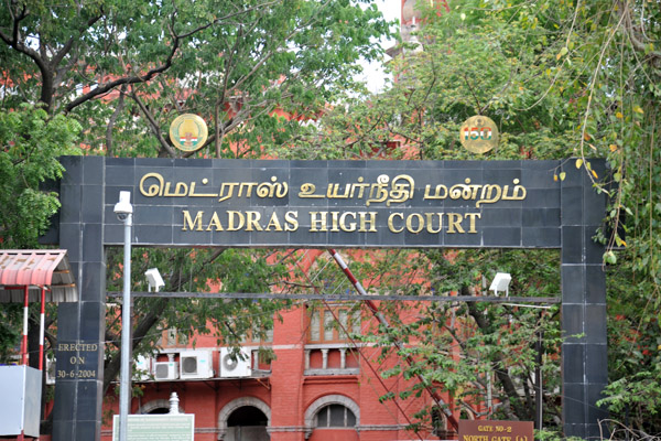 Madras High Court entrance