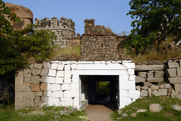 Inside the fortress of Anegondi on the north side of the river across from Hampi