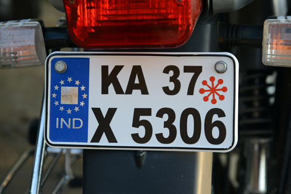 Karnataka License Plate