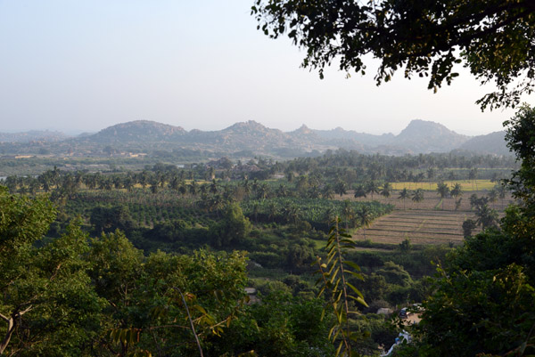 The start of the climb of Anjaneya Hill
