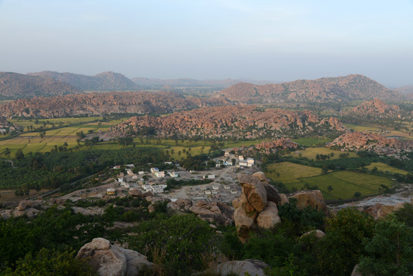 Small village below Anjaneya Hill