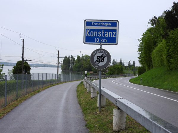 Rheinradweg, Ermatingen - 10 km to Konstanz, Germany