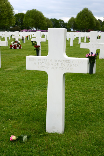 Here Rests in Honored Glory a Comrade in Arms known but to God