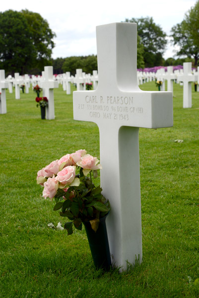 Netherlands American Cemetery - Carl Pearson, May 21, 1943