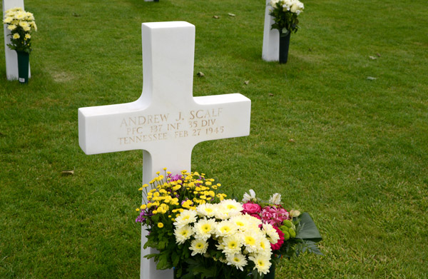 Netherlands American Cemetery - Andrew Scalf, Feb 27, 1945