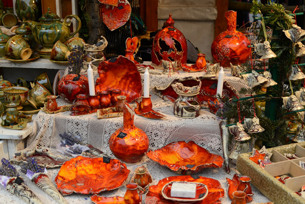 Ceramics in the form of crab pieces, Budapest Christmas Market