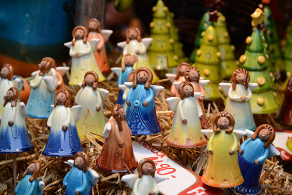 Small pottery angels, Budapest Christmas Market