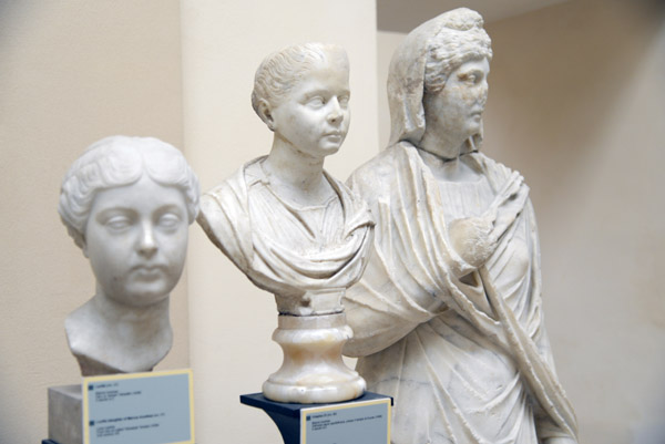 Portrait sculptures, Ostia Museum