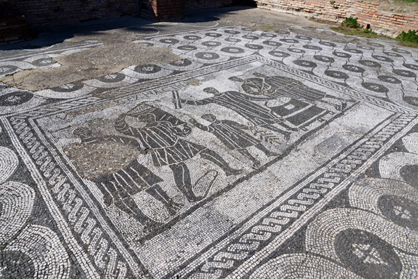 Mosaic - Hall of the Grain Measurers- Aula dei Mensores 