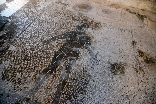 Mosaic of Julius Cardo, caretaker of the Baths of the Seven Sages, Ostia Antica