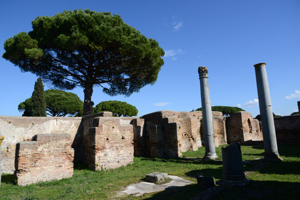 Terme delle Sei Colonne - Baths of the Six Columns, Ostia Antica