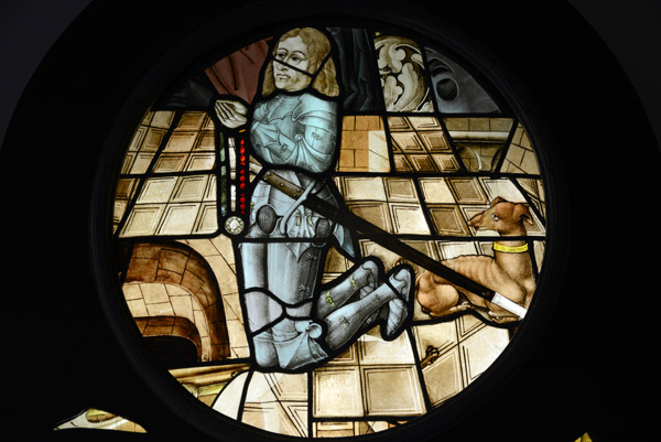 Stained Glass - Knights Vigil, Kloster Eberbach Museum 