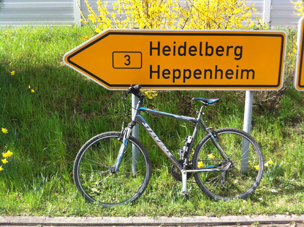 Cycling the Bergstrae from Frankfurt to Heidelberg