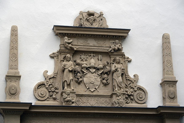 Coat-of-Arms on the former Jesuit Monastery, Willi-Hrter-Platz