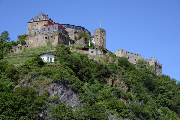 Burg Rheinfels, 13th C., the largest castle between Koblenz and Mainz