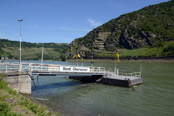 Rhein-Landungsbrcke, Stadt Oberwesel
