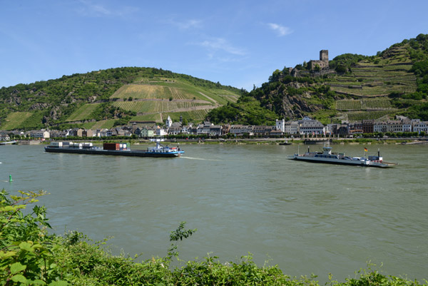 The Rhine River at Kaub