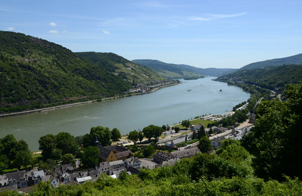 View of the Rhine from Burg Stahleck, Bacharach
