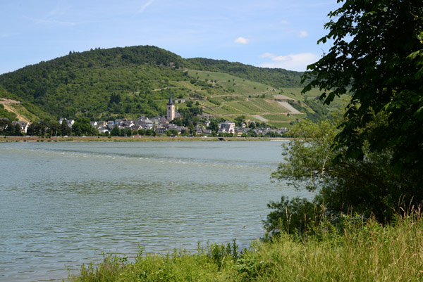 The Rhine upriver from Bacharach