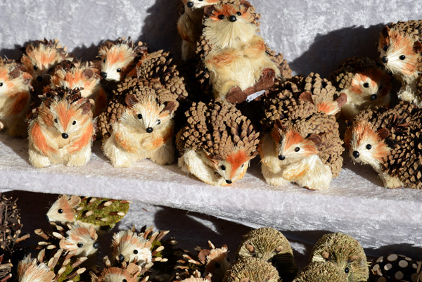 Pinecone hedgehogs, Wiener Christkindlmarkt