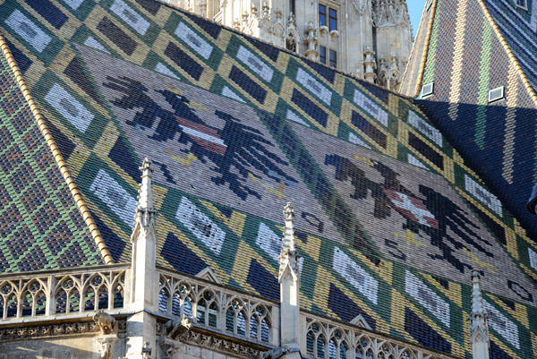 Tiled roof of the Stephansdom 