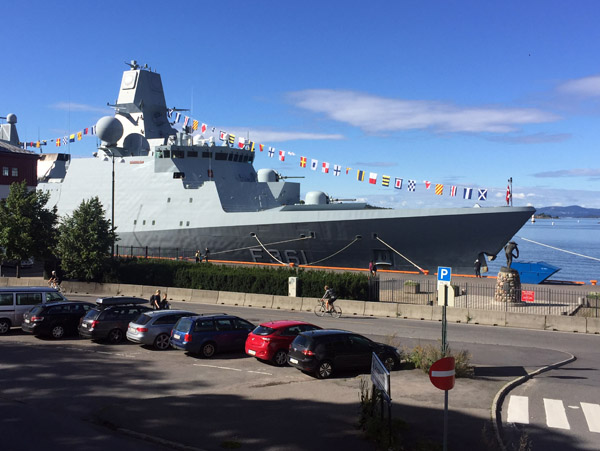Danish frigate, HDMS Iver Huitfeldt (F361), Oslo