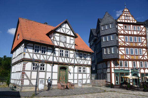 Haus aus Melgershausen (Historic Printer) 1682, Marktplatz Hessenpark