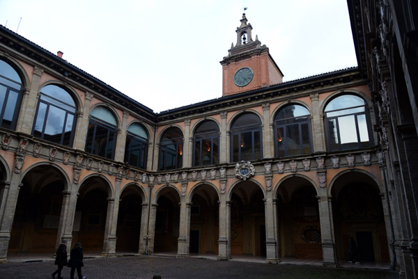Courtyard, Archiginnasio, University of Bologna