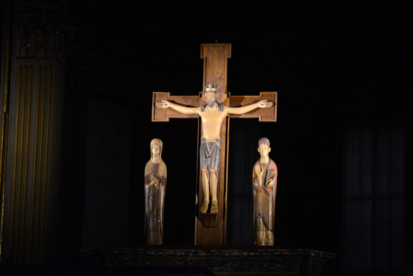 Cross on the main altar of the Metropolitan Cathedral of St. Peter, Bologna