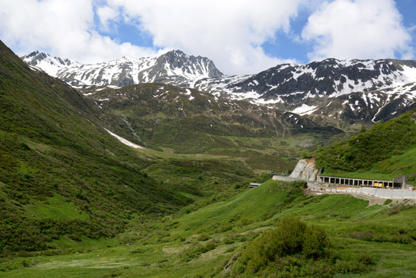 Oberalppass from Tschamut, Surselva Region, Graubnden