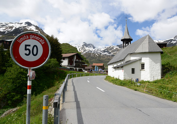 This area of Graubnden is Romansch speaking, one of Switzerland's 4 languages