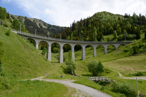 Val Bugnei Viadukt, Matterhorn-Gotthard-Bahn, Sedrun