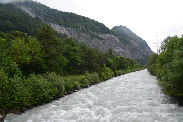 Landquart River, right tributary of the Rhine