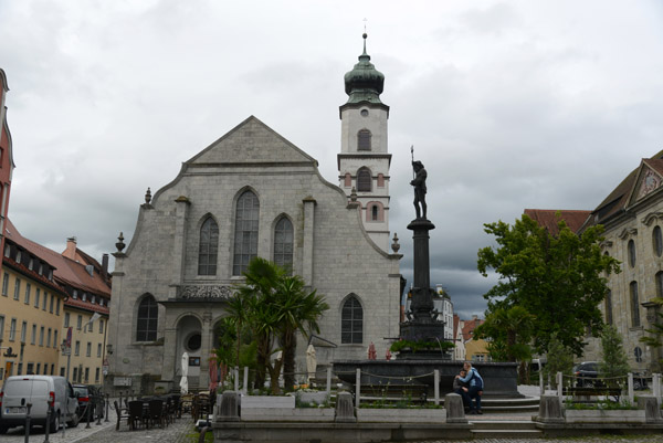 St. Stephan, Neptunbrunnen, Marktplatz, Lindau