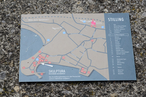2016 Map of the Wasserburg Skulptura exhibition